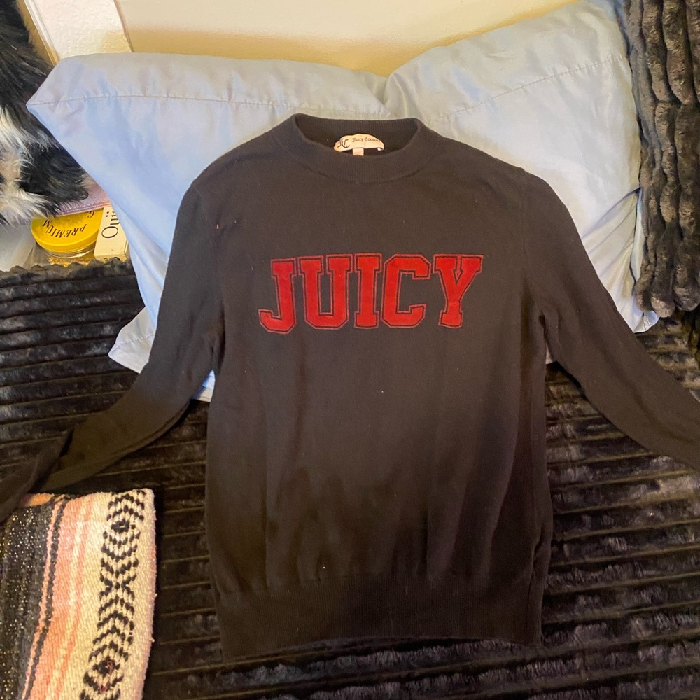 Juicy Couture Black Knit Top